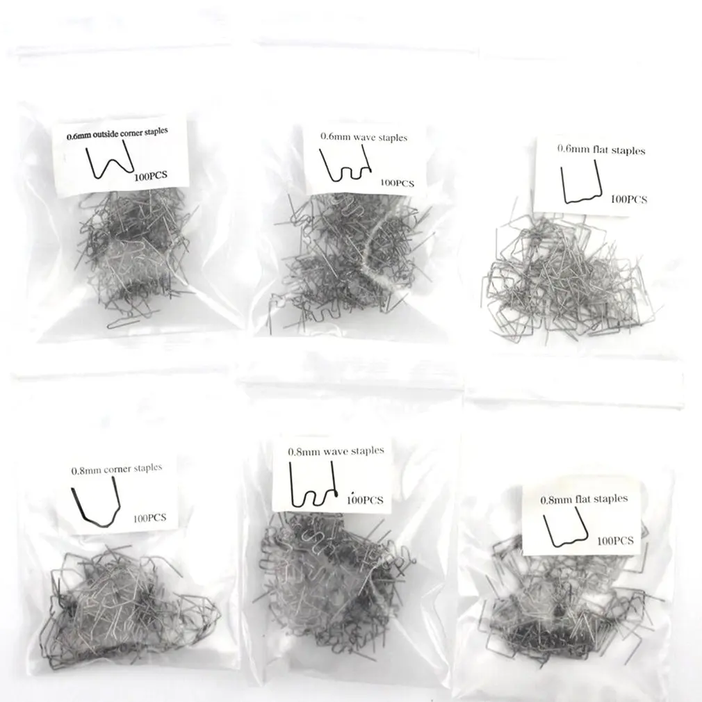 

600pcs solder wire for car bumper repair plastic welding hot stapler staples Car bumper plastic welder