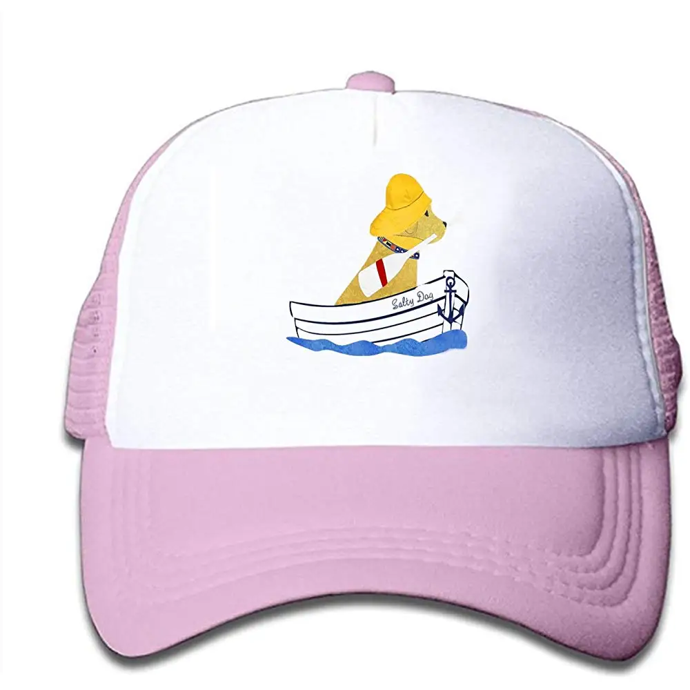 HNYL сетчатая Кепка морской консервативный желтый лаборатория на борт соленой собаки дальнобойщика шляпы бейсболки регулируемые для детей малышей