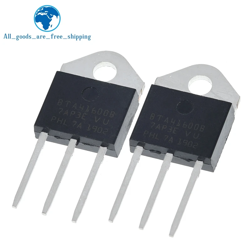 Завеса 5 шт./лот BTA41-600 BTA41-600B BTA41600B BTA41600 BTA41-247 600V симисторов | Электронные компоненты