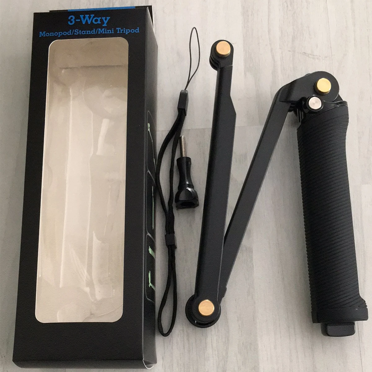 JRGK GoPro 3-Way Monopod ArmMount Регулируемая Подставка Кронштейн ручной захват 3 Way штативы для Hero 4/3+ 3 SJ4000 SJ5000 аксессуары