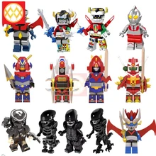 Voltes V Daimos Mechander Robo Com Battler V аниме строительные блоки мазингер Z Voltron Beast King Predator игрушки для детей Подарки