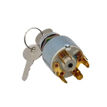

4 Position Motorcycle Auto Car Ignition Starter Switches Controls With 2 Keys Universal Door Lock Cylinders 12v