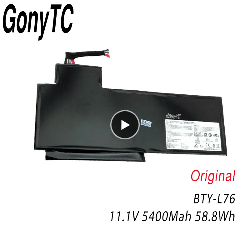 Аккумулятор GONYTC для MSI GS70 2 шт. 2PE 2QC 2QD 2QE BTY-L76 GS72 PE60 MEDION X7613 MD98543 MD98802 | Компьютеры и