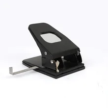 Управлением двух-сверлильный станок Diplopore тонкий пояс, который крепится на часы правитель ручной два отверстия экскаватор канцелярские принадлежности