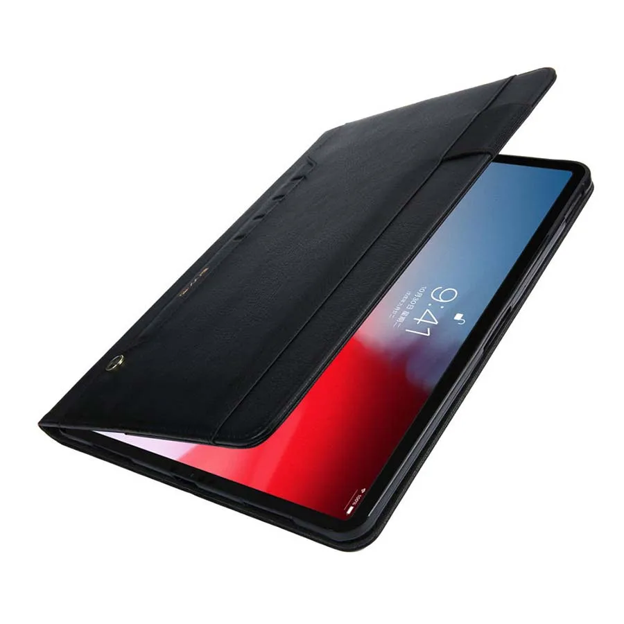 for iPad Pro 11 2018 Magnetic Case Luxury Leather Card Slot Pencil Holder Flip Case Smart Cover for iPad Pro 11 Auto Sleep Wake (13)