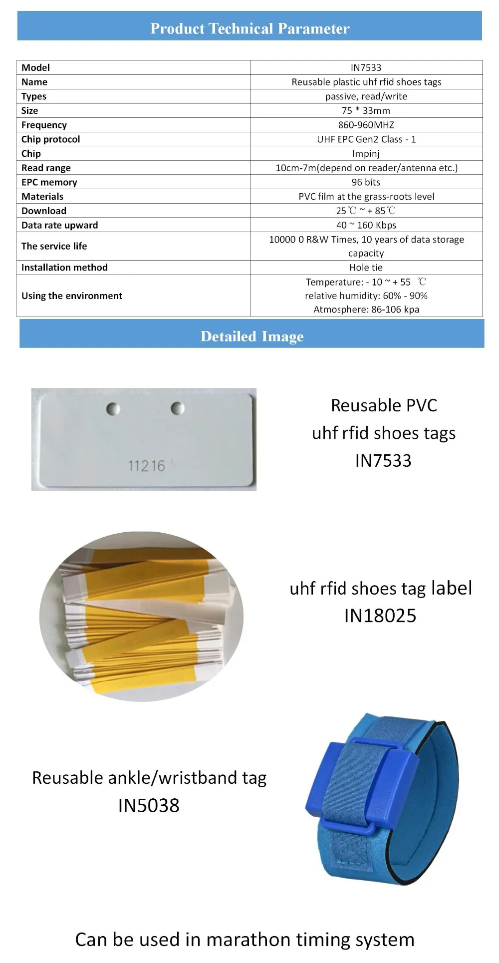 Пластиковые uhf rfid Многоразовые водонепроницаемые бирки для обуви пассивные с iso18000-6c бирки для обуви для бега/велосипеда rfid синхронизации спортивной системы