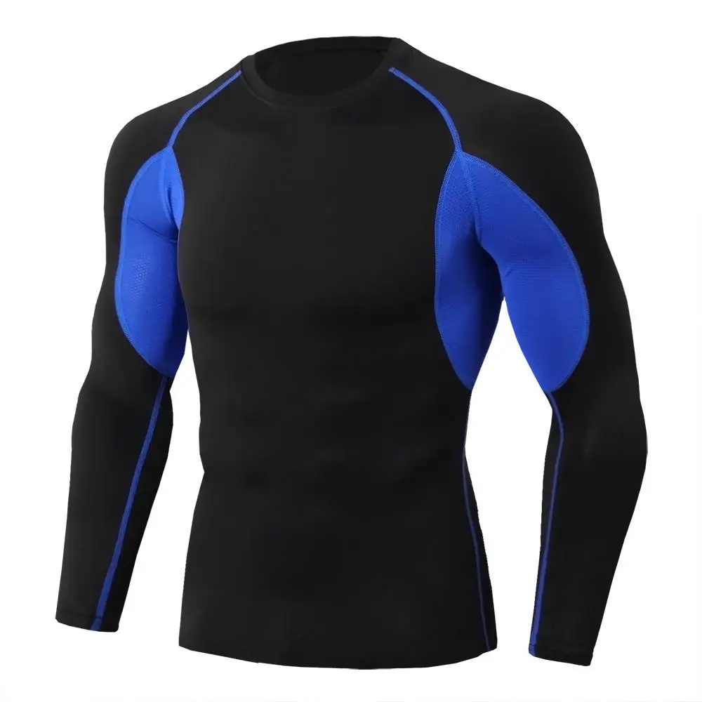 TC81 long sleeve black spell blue mesh