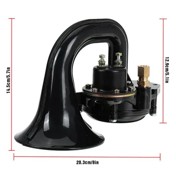 

Electric Horn Snail For Car Motorcycle Truck Boat Accessories Parts Black 300DB