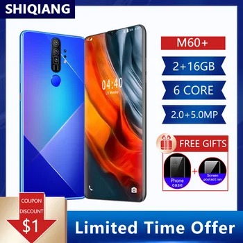 

SOYES M60+ 6.7 inch Mobile Phone Android 2GB RAM 16GB ROM Smartphones Waterproof 4800mAh Cellphones Unlocked Dual Sim Phone