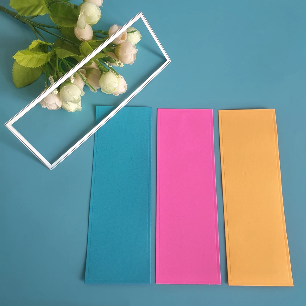 

Rectangular metal cutting dies, used for DIY scrapbooking, card making, photo album and photo frame decoration, crafts making