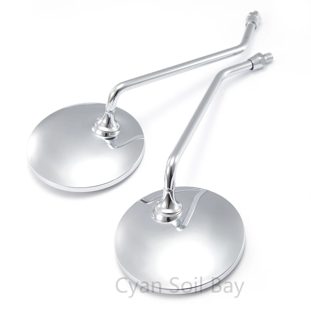 10 мм 8 мм винтовое выпуклое зеркало мотоцикла зеркало заднего вида для Kawasaki круглый изогнутый стержень мотоцикл зеркало заднего вида
