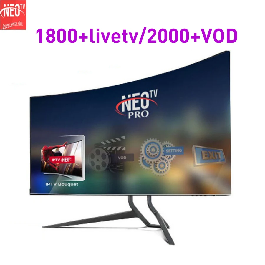 X96 мини 1800 каналов 1 год NEO tv pro IP tv подписка Smart tv BOX Европа французский арабский Beigium VOD X96 мини Android IP tv Box