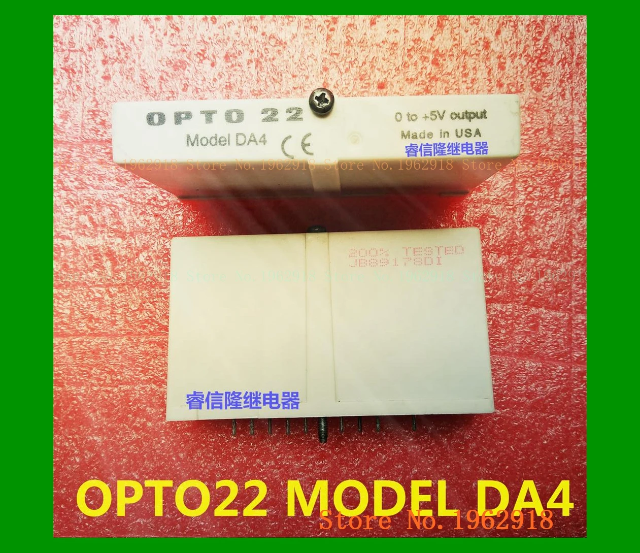 

DA4 DA4 -DA4 OPTO22