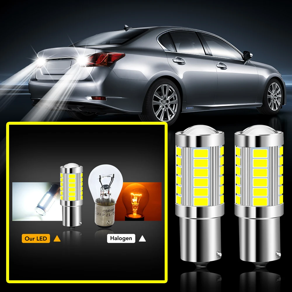 2pcs BA15S P21W 1156 Car LED Reverse Light Bulb Auto Lamp for Mercedes Benz W211 W203 W204 W124 AMG W202 W212 W220 W205 W176 | Автомобили