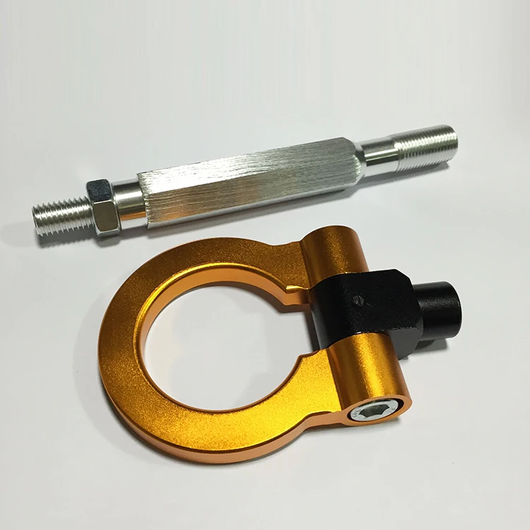 Auto Car Aluminum Racing Towing Tow Hook Strap Hauling for   STI