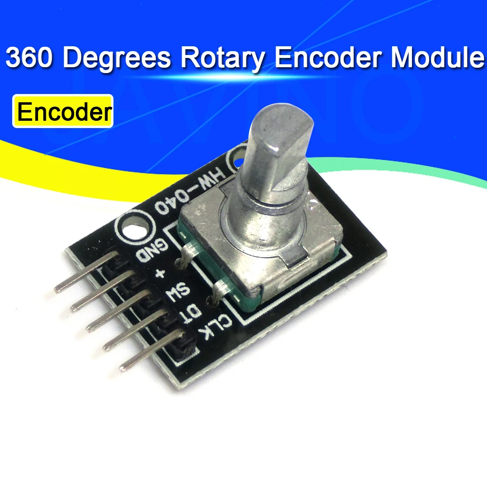 Javino-Módulo Codificador rotativo de 360 grados para Arduino, Sensor de ladrillo, interruptor de placa de desarrollo, KY-040 con pines
