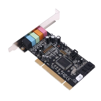 

Classic PCI Sound Card 5.1CH CMI8738 Chipset Audios Digital Desktop Pci Express Cards 5.1 Channel TXC097
