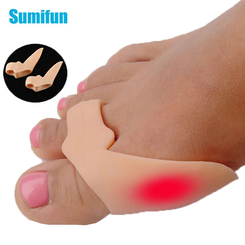 6Pcs Silicone Big Toe Separator Bunion Adjuster Hallux Valgus Toe