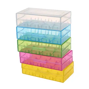 

5 Colors in One Set Hard Plastic Case Holder Storage Box Rack for Battery 18650