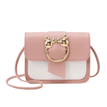 

New Fashion Mini Handbags Women's Pu Leather Shoulder Messenger Bags Female Small Crossbody Bags Pink Purse Travel Clutch 2020