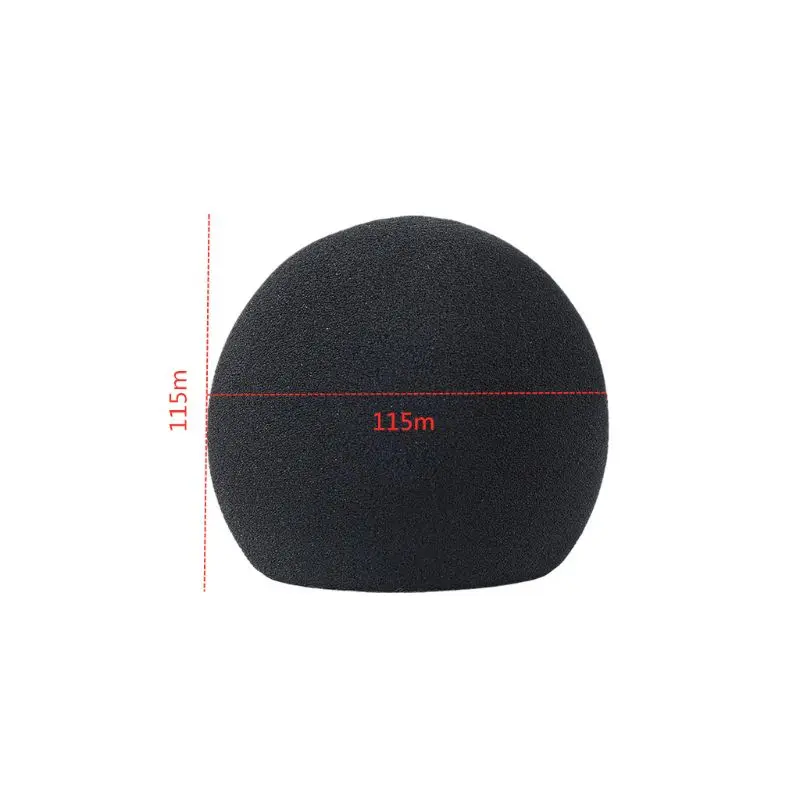 Foam Microphone Wind Cover Sponge Filter Artificial Fur Muff Mic Windscreen Windproof Shield for Blue Snowball Condenser | Электроника