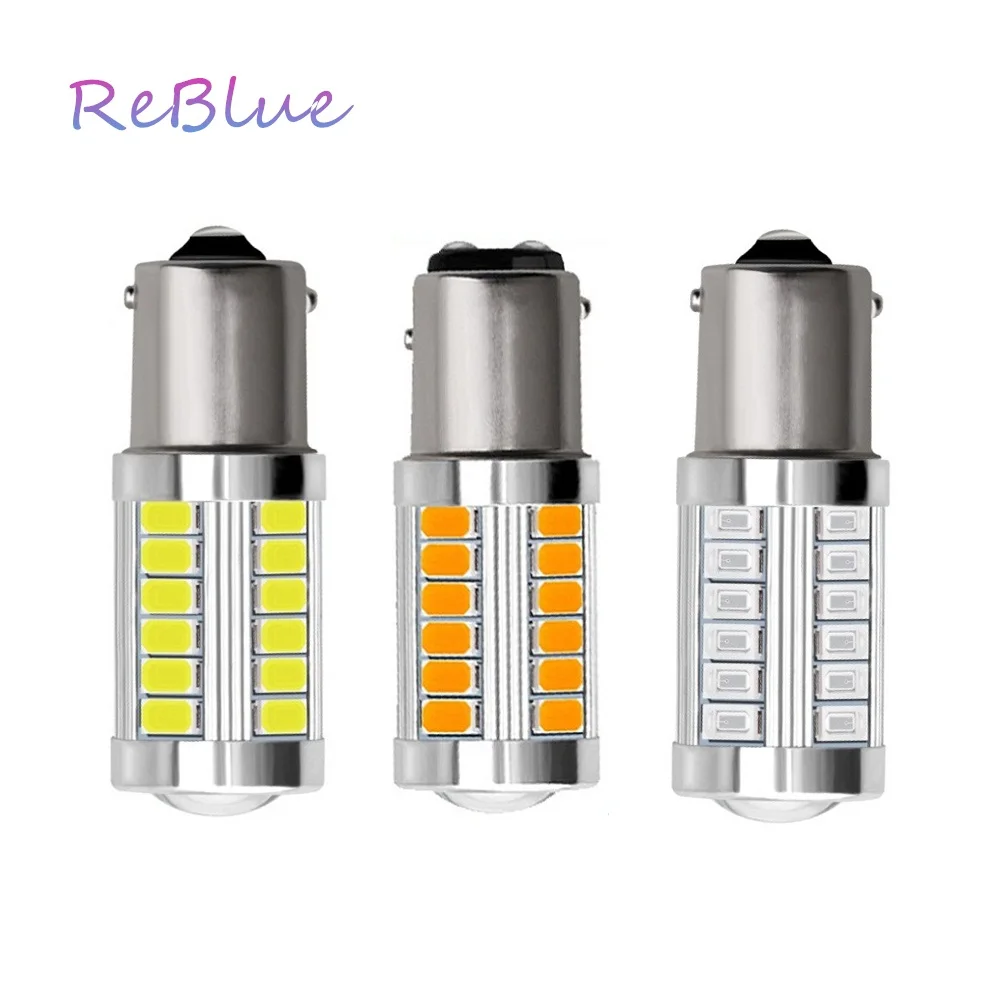 ReBlue 12V Led Bulb Light Bombillas Lamp SMD 5730 lamp 1156 1157 Brake Lights Tail Turn Signals | Лампы и освещение
