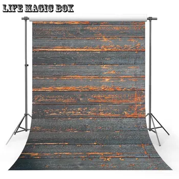 

LIFE MAGIC BOX Dark Wooden Wall Photobox Cloud Background Candyland Backdrop Floor-504
