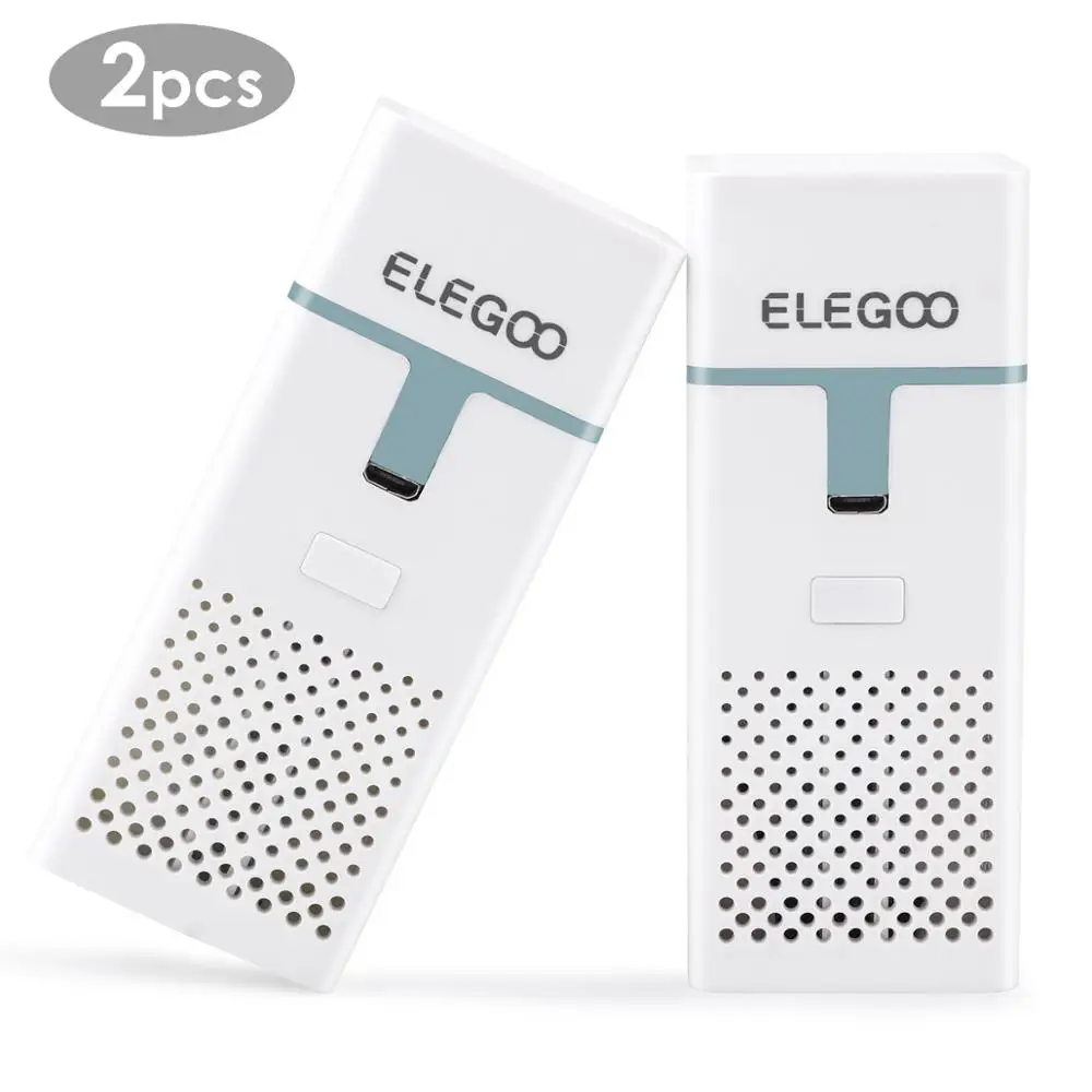 ELEGOO 2pcs Mini Air Purifier Set with Activated Carbon Filter and Universal Adaptor for LCD DLP MSLA Resin 3D Printer | Компьютеры и