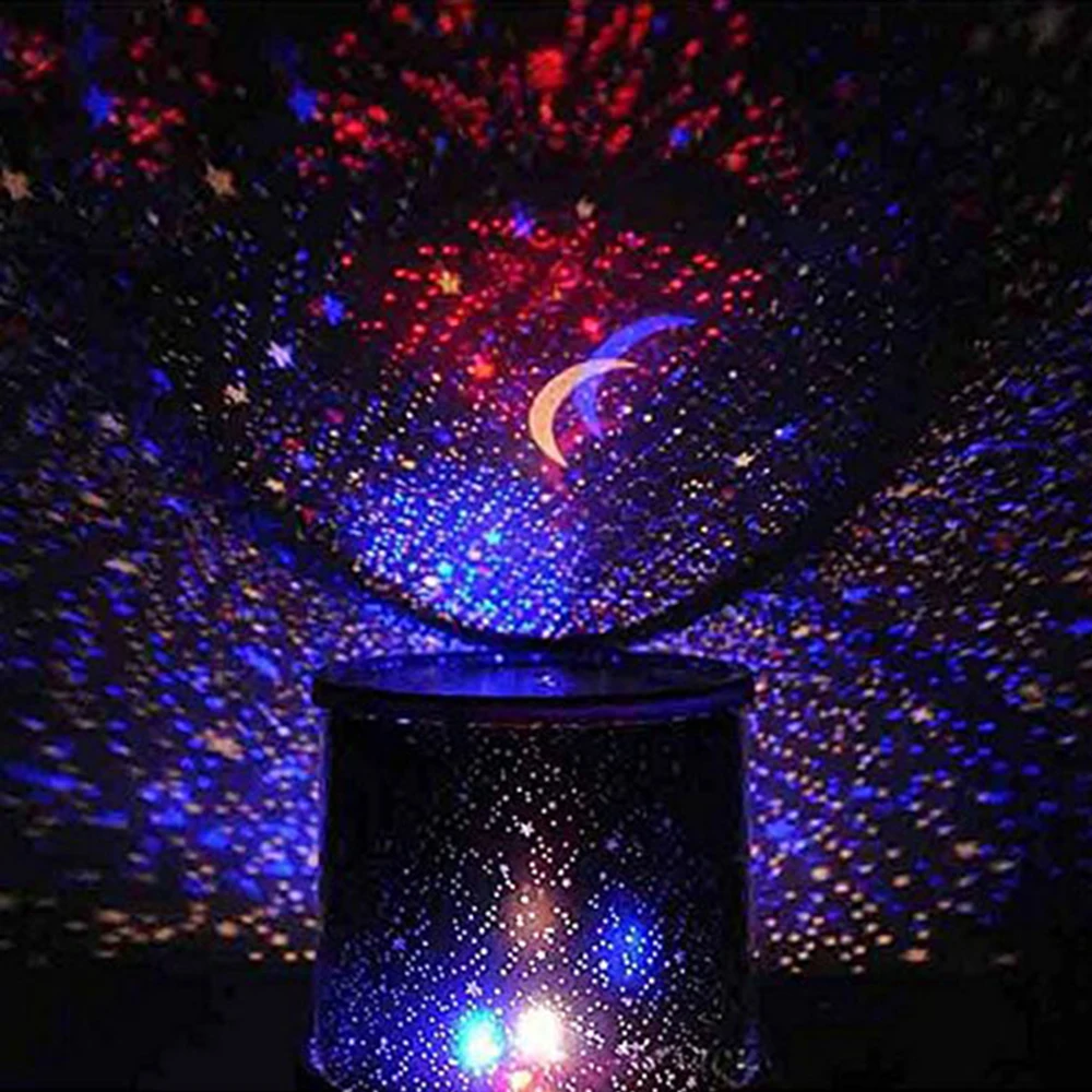 4,5 V Красочный Звездный светодиодный светильник небесная звезда лампа для рождества светодиодный декоративный прожектор для помещений