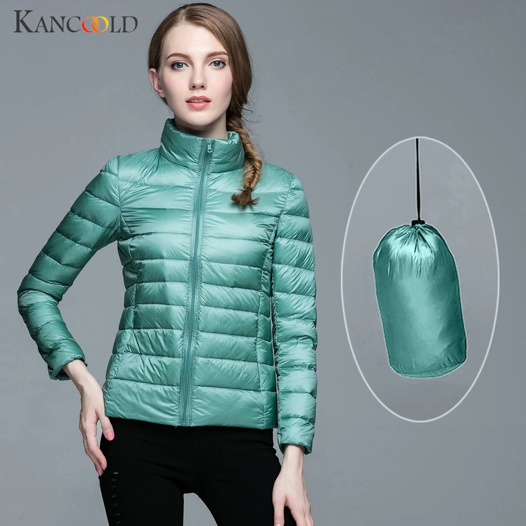 lower price  KANCOOLD 2019 Women Jacket Short Down Outwear Female Winter Coat Cotton Padded Warm Jacket Outwear 