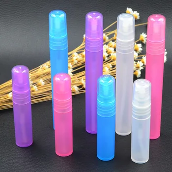 

100PC 5ml 8ml 12ml colorful Pink Blue Green Purple Orange Empty Plastic PP Perfume Atomizer Spray Bottles Mini Travel Refillable