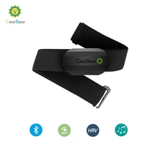 CooSpo-Correa con dispositivo de control del ritmo cardíaco, Sensor de ritmo cardíaco, Bluetooth 4,0, ANT +, impermeable, para Wahoo, Garmin, Ordenador de bicicleta