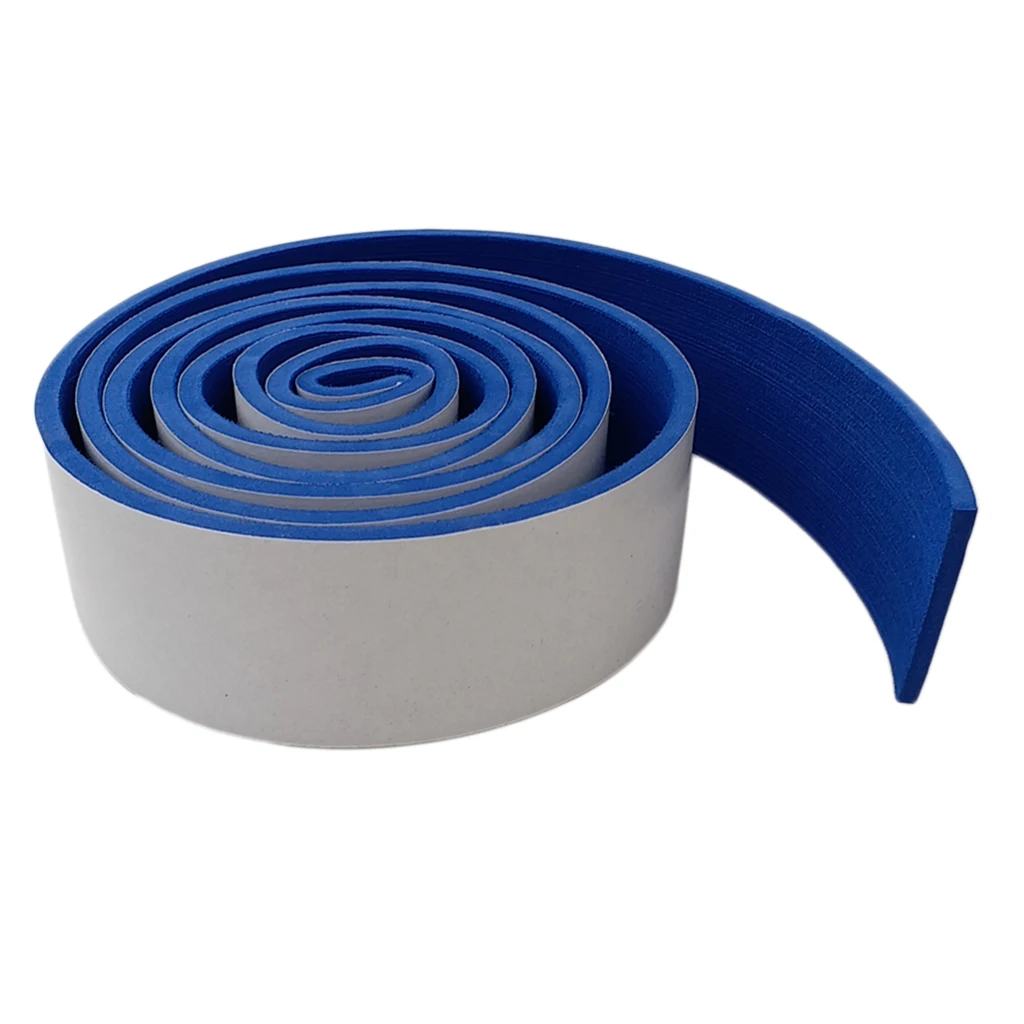 1 Roll Non-Slip Boat Flooring Decking Pad (86in x 2in x 0.2in) 5mm Thickness EVA Foam Faux Teak Marine Mat - Dark Blue
