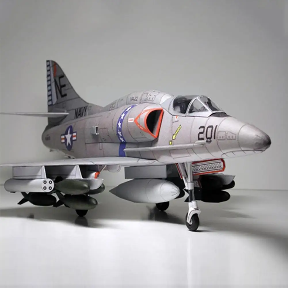 3D образовательный набор военных моделей K3J4 модель корабля Skyhawk бумаги сделай сам