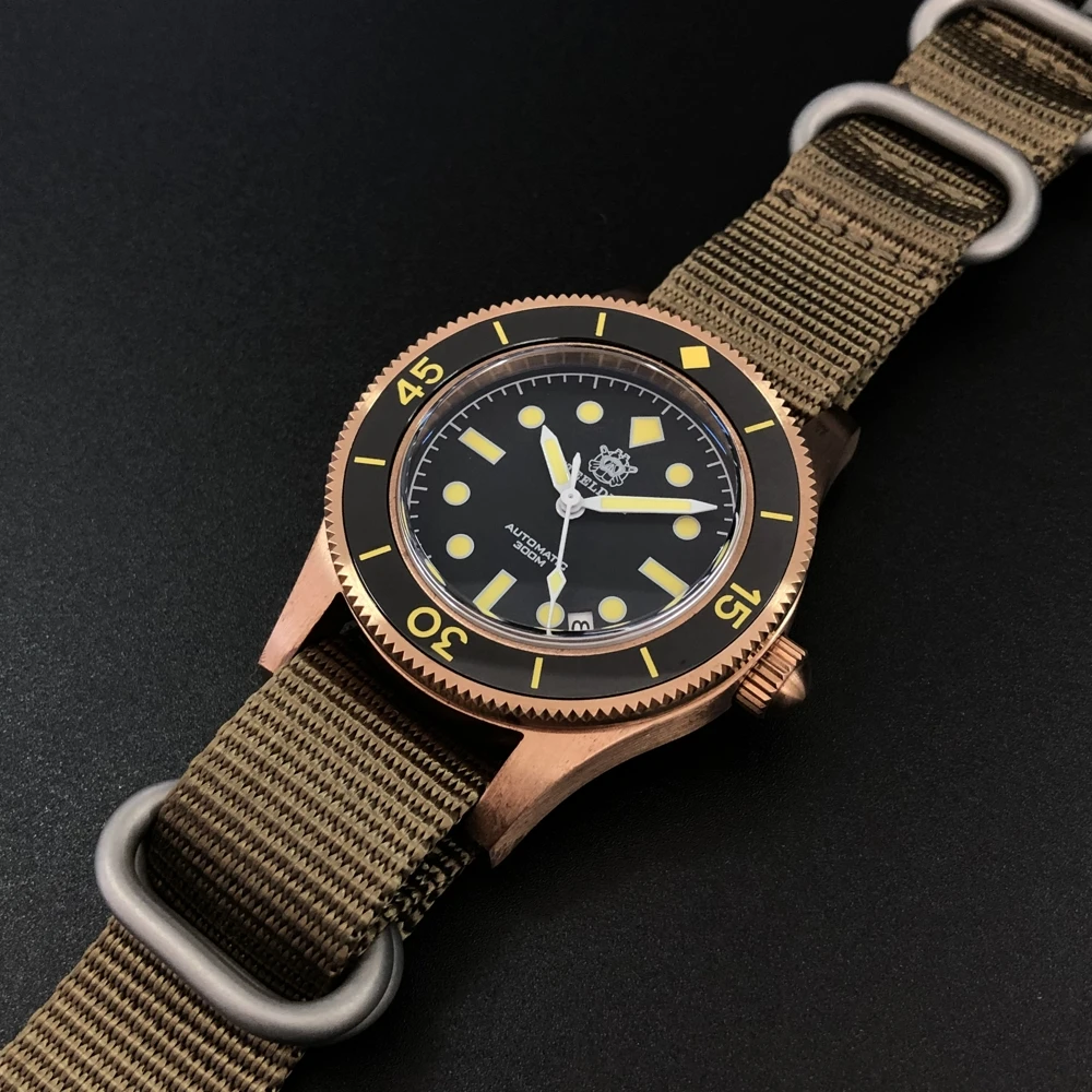 bronze dive watch