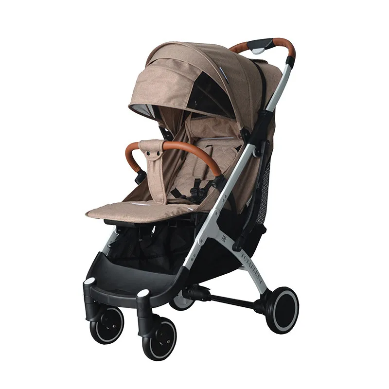 PLUS 4 KHAKI Детская коляска yoya Plus, переносная прогулочная коляска для путешествий, детская коляска, прогулочная коляска, навес на молнии, 10 подарков, быстрая - Цвет: PLUS 4 KHAKI