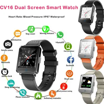 

Smart Watch Bluetooth Dual Screen Heart Rate Blood Oxygen Sport Fitness Tracker