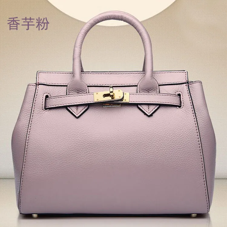 

2019 Autumn And Winter New Style WOMEN'S Leather Bags Europe And America Style Shoulder Bag/ Hand Bag First Layer WOMEN'S Cow Le