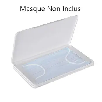 

Portable Mask Storage Box Dustproof And Moisture-proof Cleaning Flip Cover Mask Box Easy to Carry Well Fit Clean
