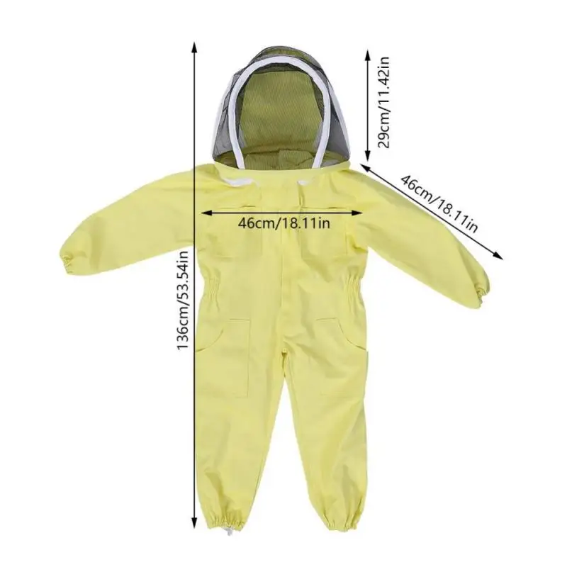 

Professional Child Anti Bee Protective Jumpsuit Kids Breathable Beekeeping Clothing SP99