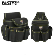 Sac à outils d'électricien multifonctionnel en tissu Oxford, pochette de taille, support de rangement de ceinture, organisateur de Kits d'outils de jardin, sacs de taille 