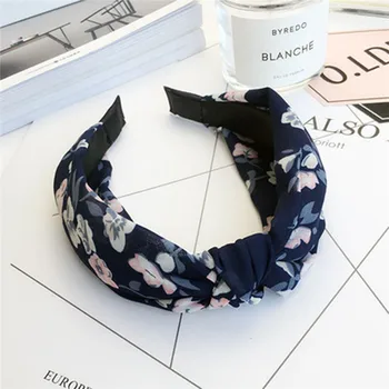 

Women Girl Ladies Headband Twist Hairband Floral Bow Knot Cross Tie Velvet Headwrap Hair Band Hoop Head Accessories Hot