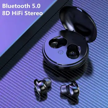 

A4 TWS 8D bluetooth HiFi Earphone Wireless Gaming Headset Stereo Touch Control Binaural Earbuds with Charging Case