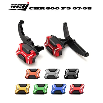 

WSJ Carbon Crash CNC Aluminum Motorcycle Engine Slider Frame Protector Falling Protection For CBR600RR F5 07-08