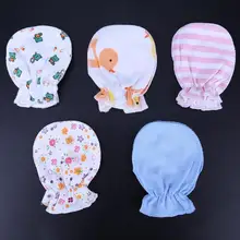 5 пар перчаток для новорожденных; зимние хлопковые перчатки; всесезонные мягкие защитные перчатки для младенцев; варежки для мальчиков и девочек с защитой от царапин