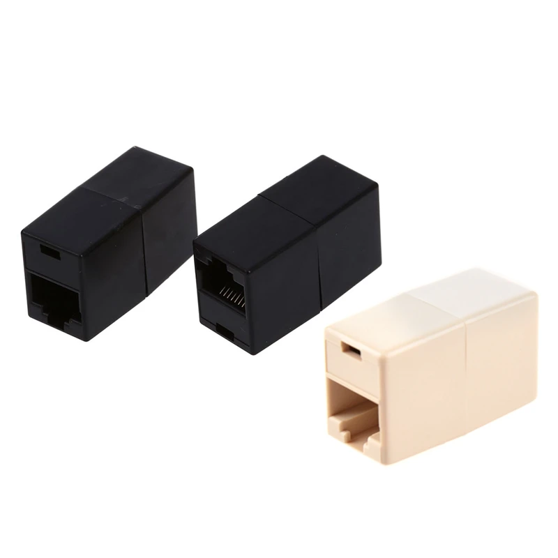 20 шт. муфты: 10 муфты RJ45 Cat5 столярные соединители и пластиковых 8P8C гнездовые LAN Bla |