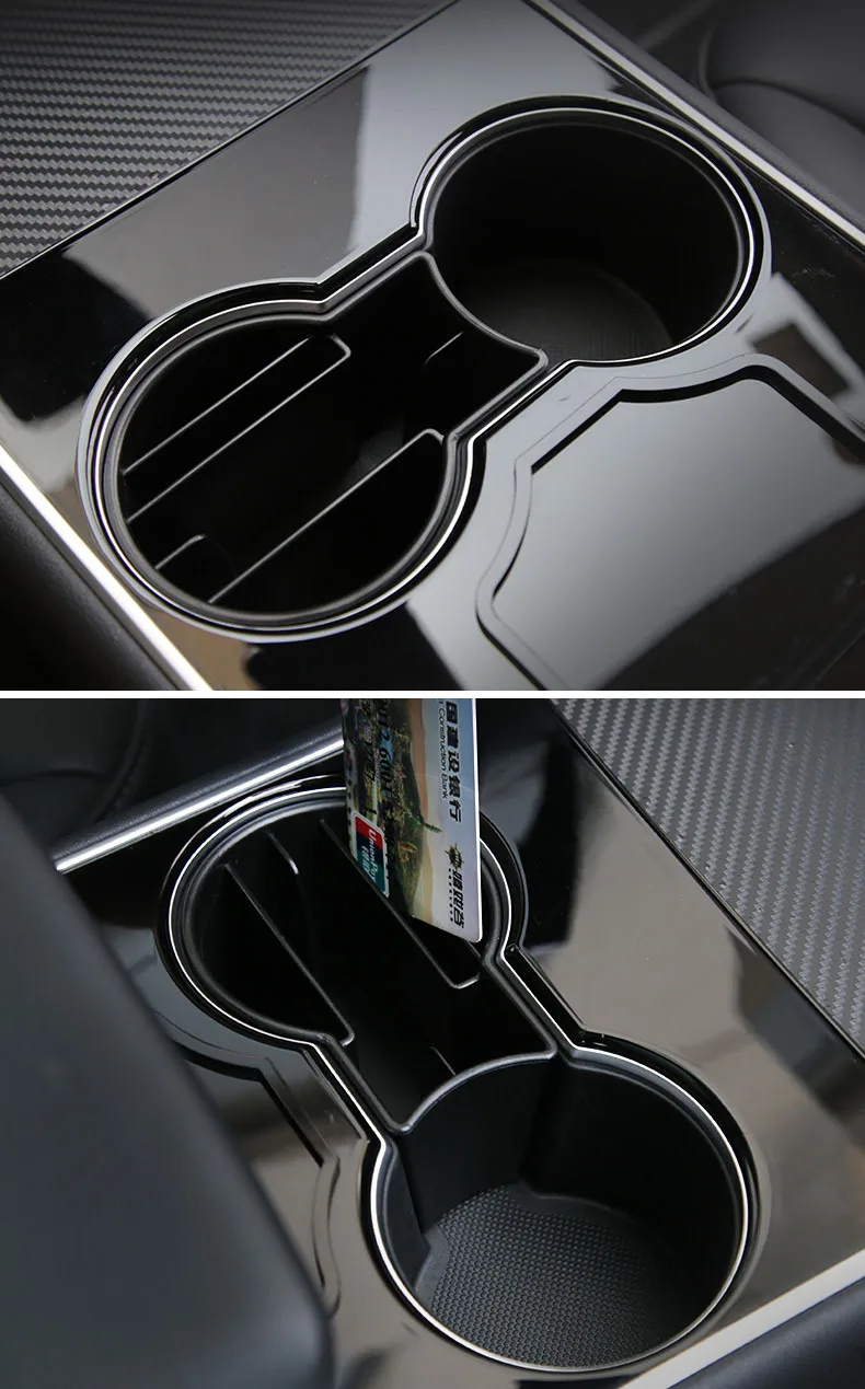 Держатель для стакана, хранение для Tesla модель 3 все модели держатель Органайзер для телефонных карт монеты ручки автомобильные аксессуары Органайзер-вставка