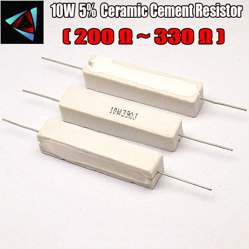 Fixed Resistors 330 Ohm Qty 5 5 Watt Ceramic Cement Power Resistor Business Industrial