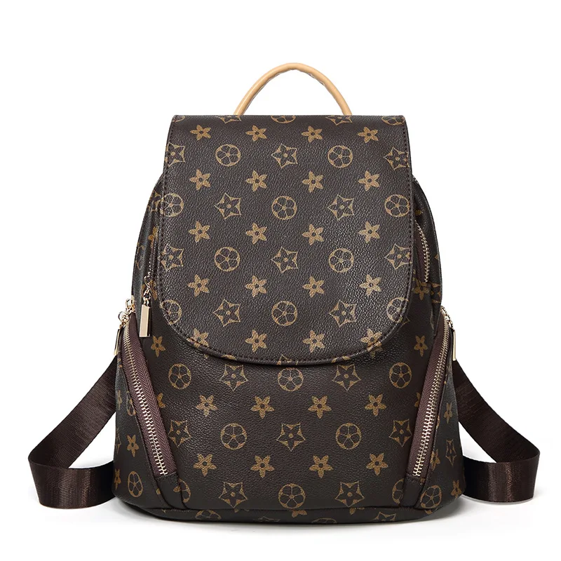 Стиль, мягкий кожаный рюкзак, Женский Повседневный Рюкзак, школьный рюкзак в студенческом стиле, универсальная модная дорожная сумка