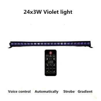 

Adeeing LED Sound Sensor Projection Lamp UV Purple Light Stage Light Wall Washer for Club DJ Show Party Ballroom Bands